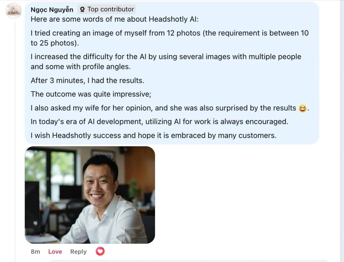 Customer testimonial 1-0